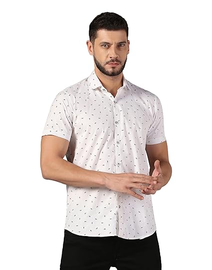 J B Fashion Casual Shirt for Men|| Shirt for Men|| Men Stylish Shirt || Men Printed Shirt (Wedding)