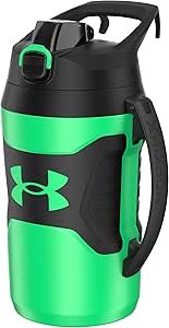 Under Armour Half Gallon Water Bottle Insulated, 64oz Insulated Water Bottle with Handle, Sports Water Jug, Fence Hook, Leak Resistant, for Baseball, Football & More