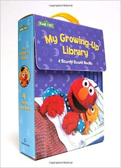 My Growing-Up Library: Sesame Street Board Books- Too Big for Diapers / Big Enough for a Bed / Too Big for Bottles / Big Enough for a Bike
