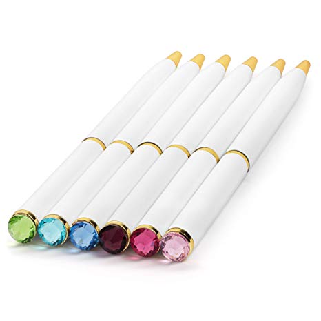 Fancy Pens for Women | Set of 12 Colorful Diamond Pens | Perfect Gift for Teachers, Girls, Women