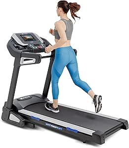 XTERRA Fitness Sport Series Premium Folding Smart Treadmill, Handlebar Speed and Incline Controls, Large XTRASoft Cushioned Running Deck, Built-in FTMS-Enabled Bluetooth with XTERRA  Fitness App