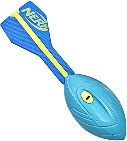 NERF Vortex Aero Howler Neon Foam Ball, Classic Long-Distance Football, Flight-Optimizing Tail, Whistling Sound (Amazon Exclusive)