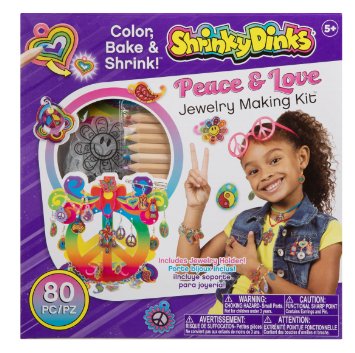 Shrinky Dinks Peace and Love