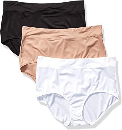Olga Women's No Pinching No Problems 3 Pack Micro Brief Tailored Panties