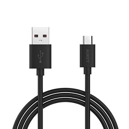 Upgraded Version Quick Charge Micro USB Cable with Gold Plated Pin Feet AUKEY CB-D11 10ft32m Premium Micro USB Sync and Charging Cables for Android Smartphones MP3 Players