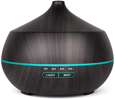 Essential Oil Diffuser,Humidifier,Aroma Diffuser,  with 7 Led Lights and 4 Timer Setting, for Home/Bedroom/Yoga/Office