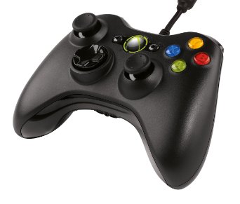 Official Xbox 360 Common Controller for Windows - Black PC