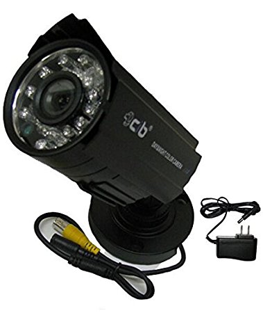 CIB Security CUC7652B 800TV Lines Indoor Outdoor Bullet Day Night Security Camera (Black)