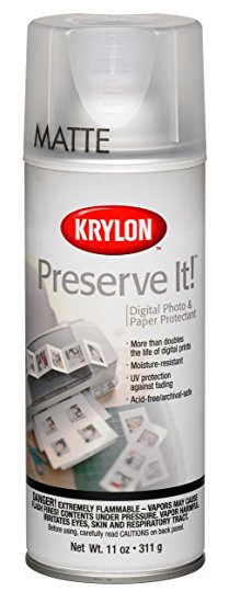 Krylon K07027000 Preserve It Aerosol Spray, 11 Ounce, Matte Finish