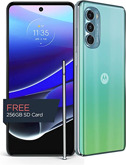 Moto G Stylus 5G | 2022 | Unlocked | Made for US by Motorola | 8/512GB | 50MP Camera | Seafoam Green