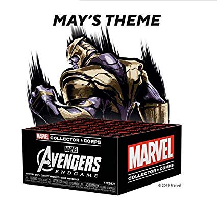 Funko Marvel Collector Corps Subscription Box, Avengers Endgame Theme, May 2019, XL Shirt