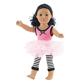 Have Fun Outfit with Tutu Skirt | 18 Inch Doll Clothes Fits American Girl Dolls | Includes 18” Accessories. Gift-boxed!