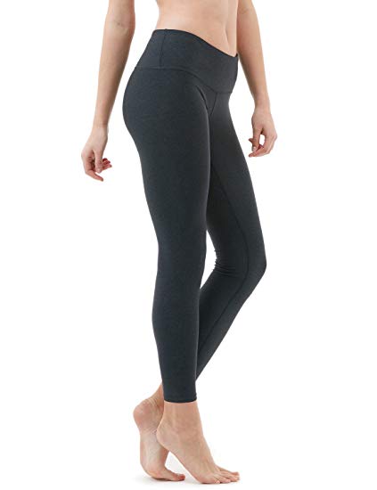 Tesla Yoga Pants Mid-Waist Leggings w Hidden Pocket FYP51/FYP41