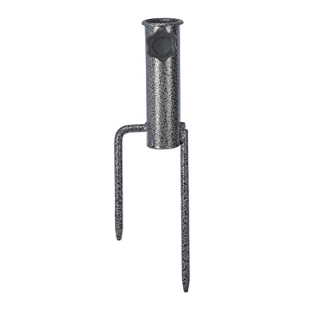 Myard Patio Ground Sand Beach Umbrella Steel Anchor Diameter 1 3/8" (35mm) Two Forks