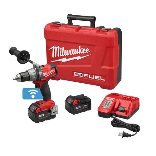Milwaukee 2706-22 M18 FUEL with ONE KEY 18-Volt Lithium-Ion Brushless 1/2 in. Cordless Hammer Drill/Driver Kit