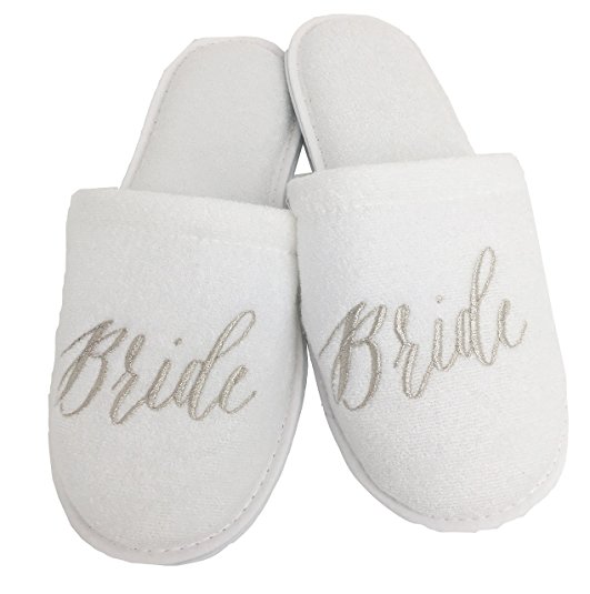 Personalized Slippers Wedding Slippers - Bride, Groom, Maid Of Honor, Bridesmaid, Mother Of The Bride, Mother Of The Groom