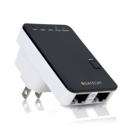 Satechi Wireless 300Mbps Multifunction Mini Router  Repeater  Access Point  Client  Bridge
