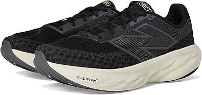 New Balance Men's Fresh Foam X 1080 V14 Running Shoe, Black/Magnet/Linen, 10