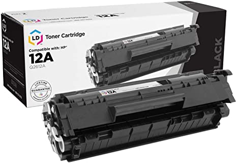 LD Compatible Toner Cartridge Replacement for HP 12A Q2612A (Black)
