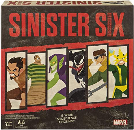 Marvel Sinister Six, Spider-Man Villains Heist Card Game for Teens and Adults