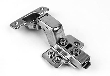 Berta (20 Pieces) Inset Frameless Soft Closing European Hinges, 110 Degree 3D Adjustable Clip On Concealed Kitchen Cabinet Door Hinges with Screws