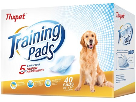 Thxpet Super-Absorbent Disposable Pet Training and Puppy Pads