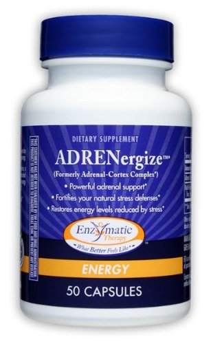 Enzymatic Therapy ADRENergize, 50 Capsules