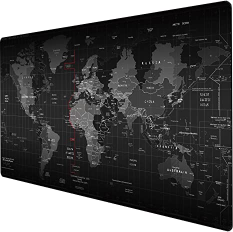 Cmhoo XXL Gaming Mouse Mat Extended & Extra Large Mouse Pad (CA 120x40 Map)