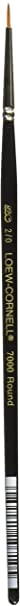 Loew-Cornell Golden Taklon Round Brush, Size 2/0