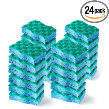 O-Cedar Multi-Use Scrunge Scrubber Sponge (Pack of 24)