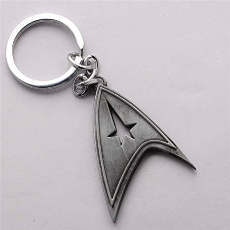 New Arrival Star Trek Alloy Key Chain Key Ring Pendant (#1)