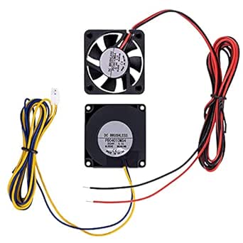 MMOBIEL Ventilador 2 en 1 silencioso para extrusora, ventilador de extremo caliente y turboventilador de enfriamiento de 24 V CC 40x40x10mm Compatible con impresoras 3D Creality Ender 3/Pro/V2