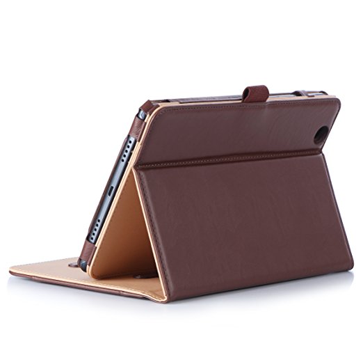 LG G Pad X 8.0 / G Pad III 8.0 Case, ProCase Standing Cover Folio Case Smart Cover for LG G Pad X 8.0 (T-Mobile V521) and G Pad III 8.0 V525 8-Inch Tablet -Brown