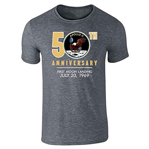 NASA Approved Apollo 11 Moon Landing 50th Short Sleeve T-Shirt