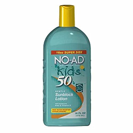 No-Ad Kids Sunscreen Lotion Spf 50 16 oz (Pack of 2)