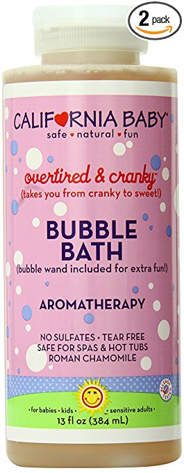 California Baby Bubble Bath - Overtired & Cranky, 13 oz (Pack of 2)