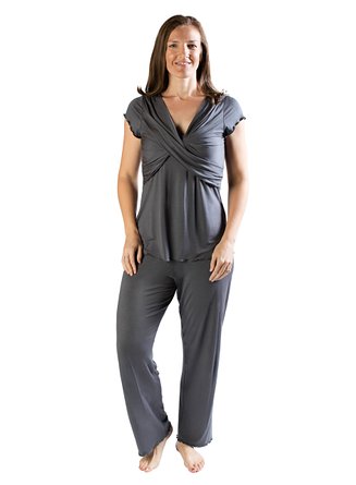 Kindred Bravely The Davy Ultra Soft Maternity & Nursing Pajamas Sleepwear Set