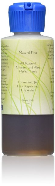 Natural First Ginseng and Aloe Vera Hair Growth Thickening and Repair Serum, 2 oz