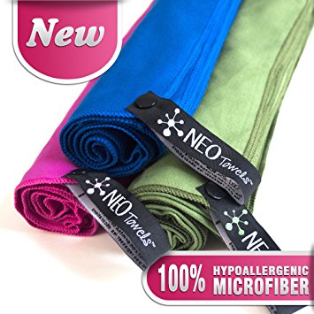 Microfiber Towel Premium Quality Fast Drying Microfiber Hair Large Towel Including Beautiful Nylon Carry Bag