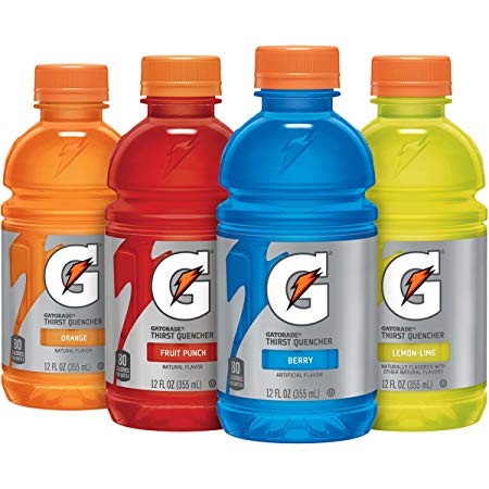 Gatorade Classic Thirst Quencher, Variety Pack, 12 Ounce Bottles (Pack of 24)