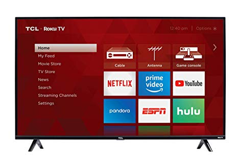 TCL 49S325 49 Inch 1080p Smart Roku LED TV (2019) (Renewed)