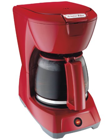 Proctor-Silex 12 Cup Coffeemaker, Red (43603)