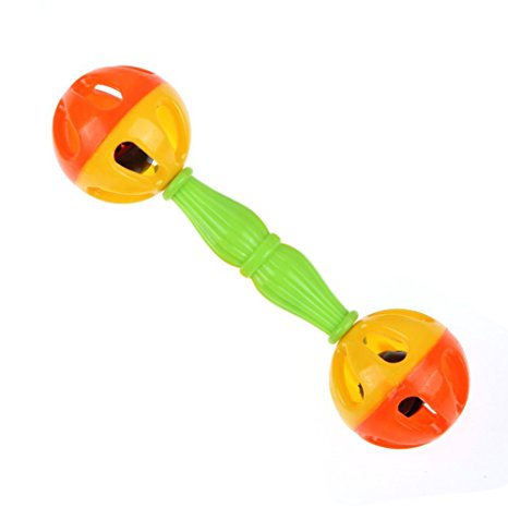 Baby Rattles - TOOGOO(R) Baby Toy Rattles Bells Shaking Dumbells Early Development Toys 0-12 Months