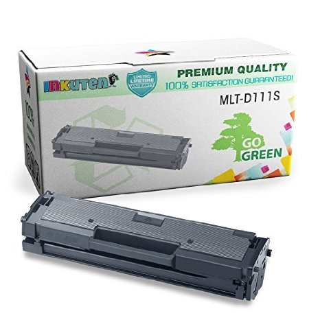 INKUTEN © Compatible Samsung MLT-D111S Black Laser Toner Cartridge for Samsung Xpress SL-M2020W, SL-M2022, SL-M2022W, M2070, SL-M2070FW, SL-M2070W Printer