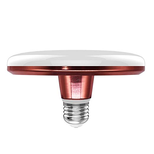 NUEVASA UFO LED Bulbs 30W (180-Watt Equivalent) 2700 Lumens 6500K Daylight E26 Base Garage Warehouse Garden Outdoor Light Bulbs (Rose Gold)