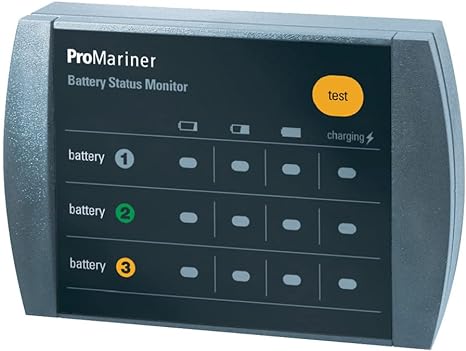 Promariner 51060 Remote Bank Status Monitor, Black, Small