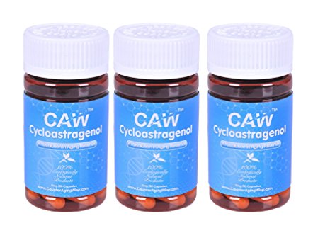 CAW Hypersorption Cycloastragenol | 5Mg 30Enteric-coated Capsules(90caps in Total)
