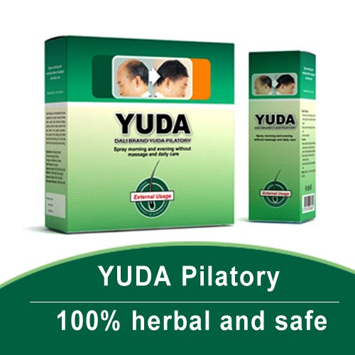 YUDA Hair Regrowth Spray Dalibrand Pilatory 100% Natural Herbal Formula Concentrated & Enhanced Set (3 x 60ml) 3 Months Supply