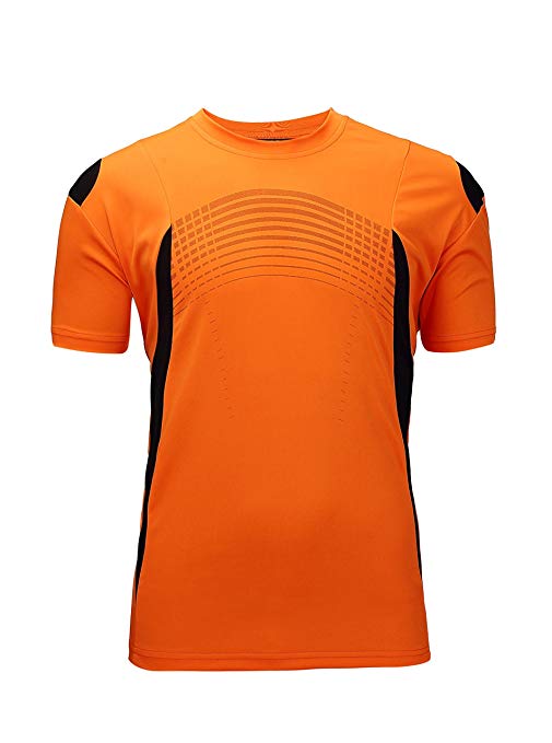 ZITY Athletic T-Shirt Sportswear Men's 100% Polyester Moisture-Wicking Training Short-Sleeve Quick Dry T-Shirt