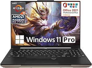 ASUS 2024 Newest TUF A16 Gaming Laptop, 16" QHD  240Hz Display, AMD Ryzen 9 7940HS, ‎AMD Radeon RX 7700S, 64GB DDR5 RAM, 4TB SSD, Backlit KB, Microsoft Office Lifetime License & Windows 11 Pro